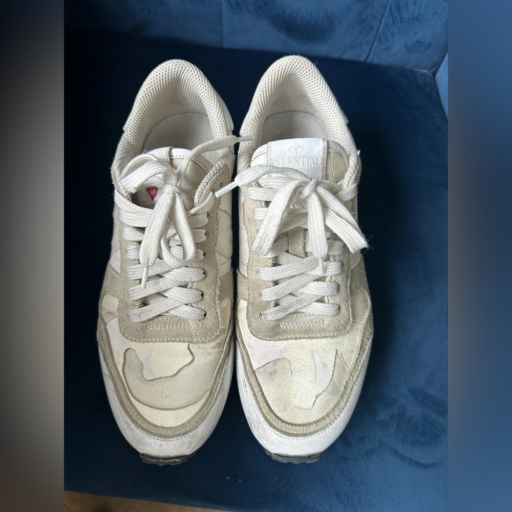Valentino White Sneakers - Slightly worn